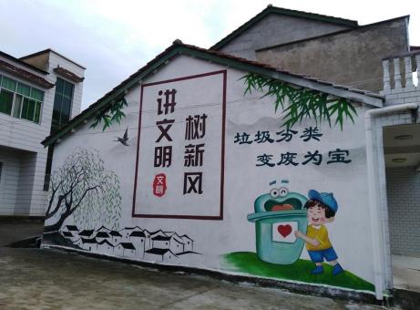  江阴墙绘是现在流行的墙体广告