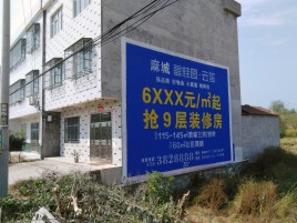  江阴墙体广告质量分析