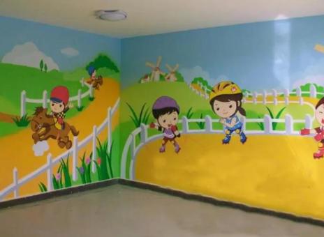  江阴幼儿园墙体彩绘制作流程及注意事项