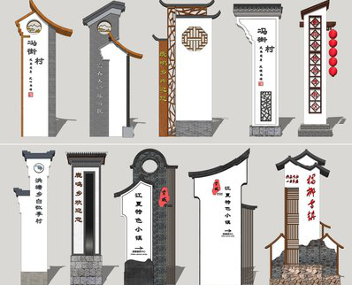  江阴美丽乡村标识标牌有哪些分类？